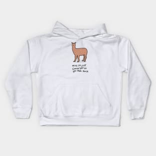 Grumpy Alpaca Kids Hoodie